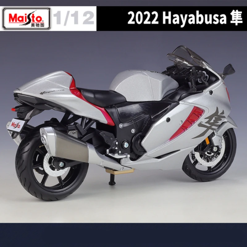 Maisto 1:12 SUZUKI 2022 Hayabusa Alloy Racing Motorcycle Model Diecasts Metal Toy Street Sports Motorcycle Model Childrens Gifts 4