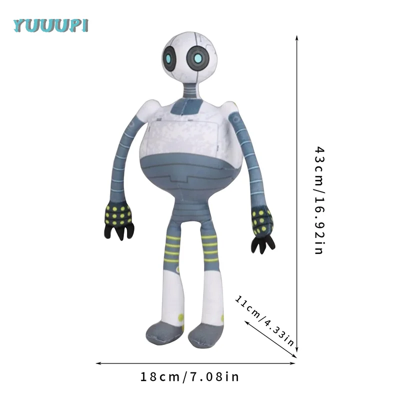 thumbnail image 1 of Peluche de robot salvaje Roz, juguete de peluche de 16,9 pulgadas para regalo de fanáticos, almohada de robot de peluche suave para decoración del hogar, divertidos regalos de cumpleaños y Navidad, 1 of 5