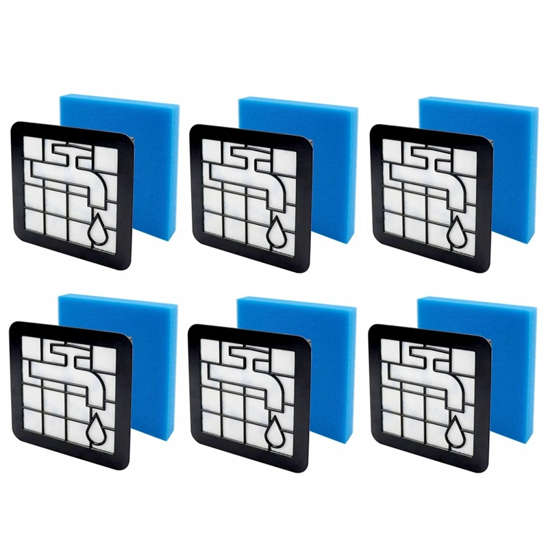 

6 шт., фильтр для пылесоса FC8010/01 FC9331/09 FC9332/09 Power Pro