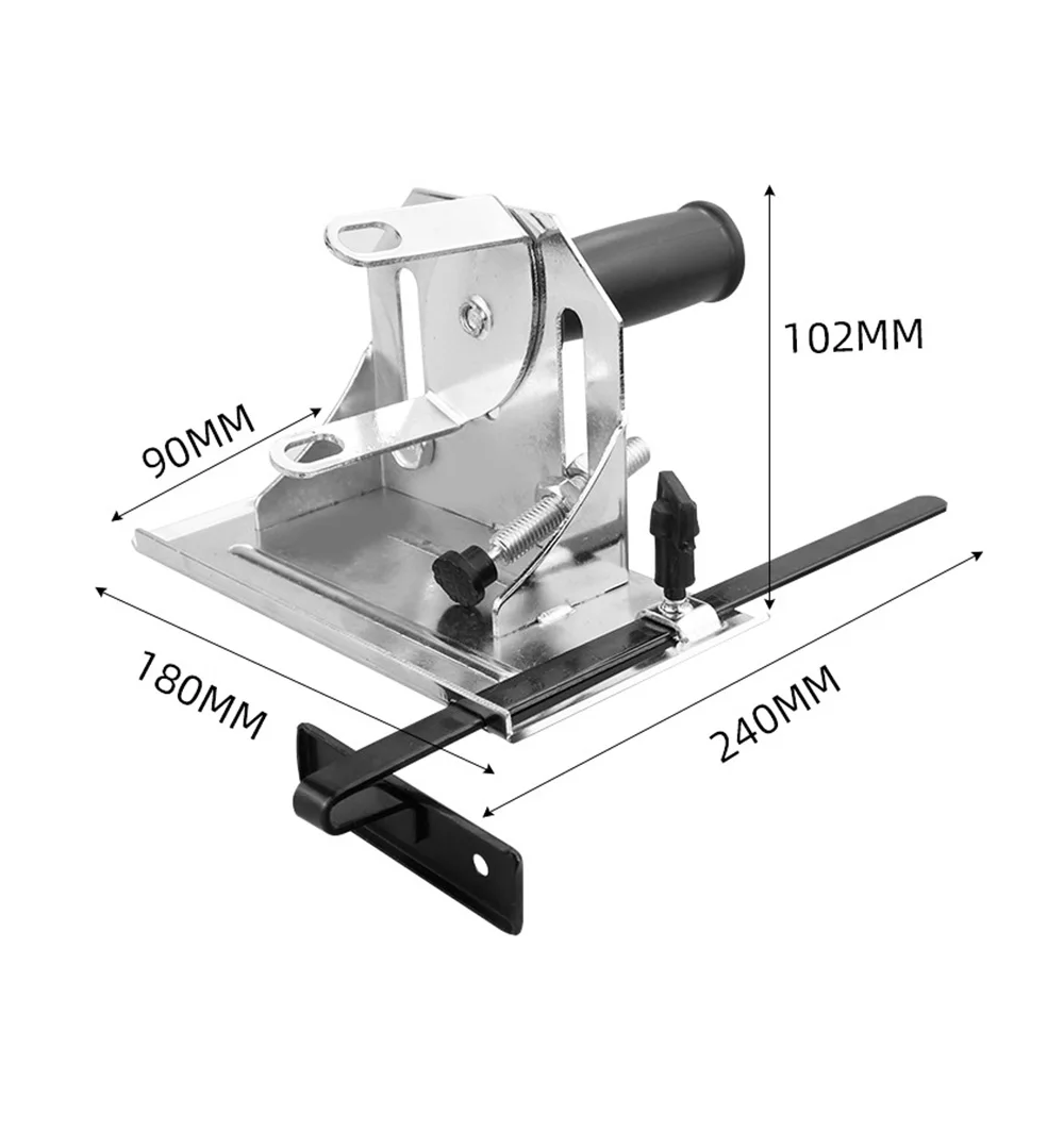 

Angle Grinder Converter Cutting Bracket, Angle Grinder To Mini Electric Circular Saw Cutting Depth Adjustable Polish Tool