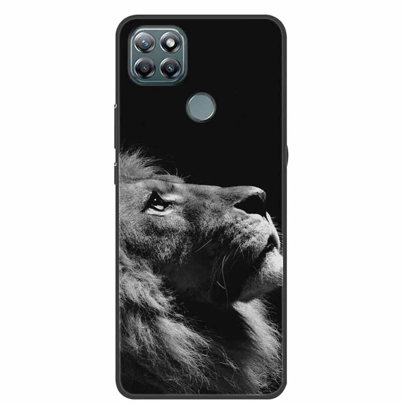 Lenovo K12 Pro Soft Silicone Wolf and Lion TPU Cartoon Phone Case - Lovely Design Protective Cover