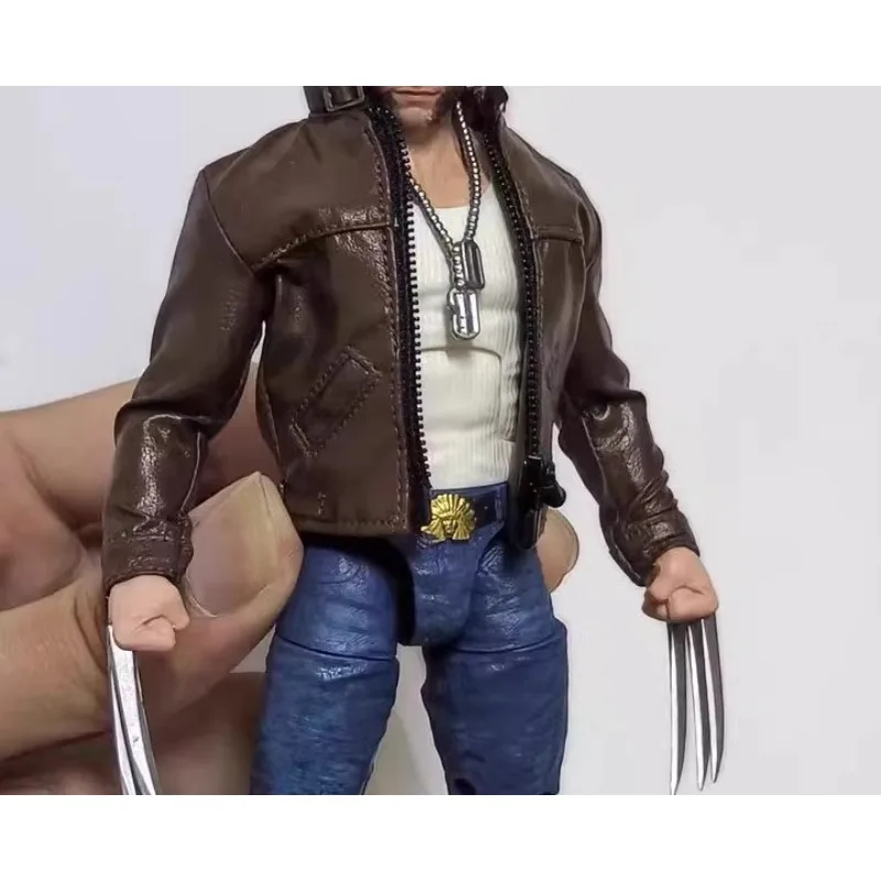 Giacca In Pelle Nera Per Action Figure 1/6 - Modello Maschile, Accessorio Per Figure Da Collezione 6 Pollici - Ximitoy