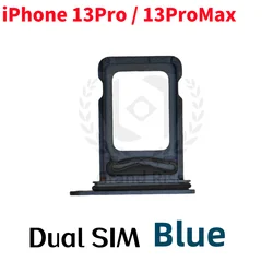 SIM Card Tray Holder Replacement Part (13Pro Dual Blue)