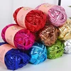 100g Metal Imitation Leather Cloth Strip,Colorful Hand Woven Bag Doll Material Bag,Soft and Sturdy, Not Too Tight To Hold Hands 1