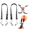 BDSM Bondage Restraint Wrap Around Thigh Spread Labia Spreader Straps With Vagina Clamps,Humiliation Play Nipple Clamps Roleplay 1