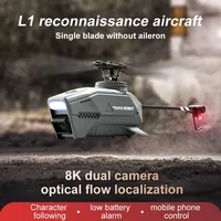 4d-L1 Helicopter 8k High Definition Dual Camera Remote Control Quadcopter 2.4ghz 4ch Electronic Gyroscope Airplane Rc Gifts Toys 1