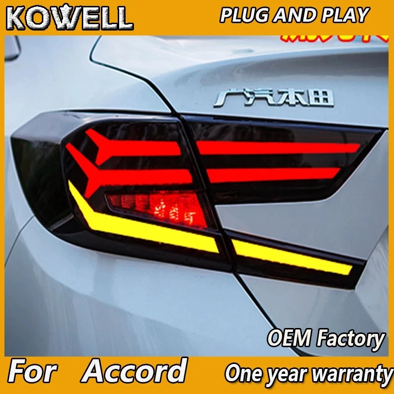 

Car Accessories for Honda Accord Tail Light 2018-2021 Accord 10th Tailights Honda Accord X LED Rear Lights Fog Brake Turn Signal