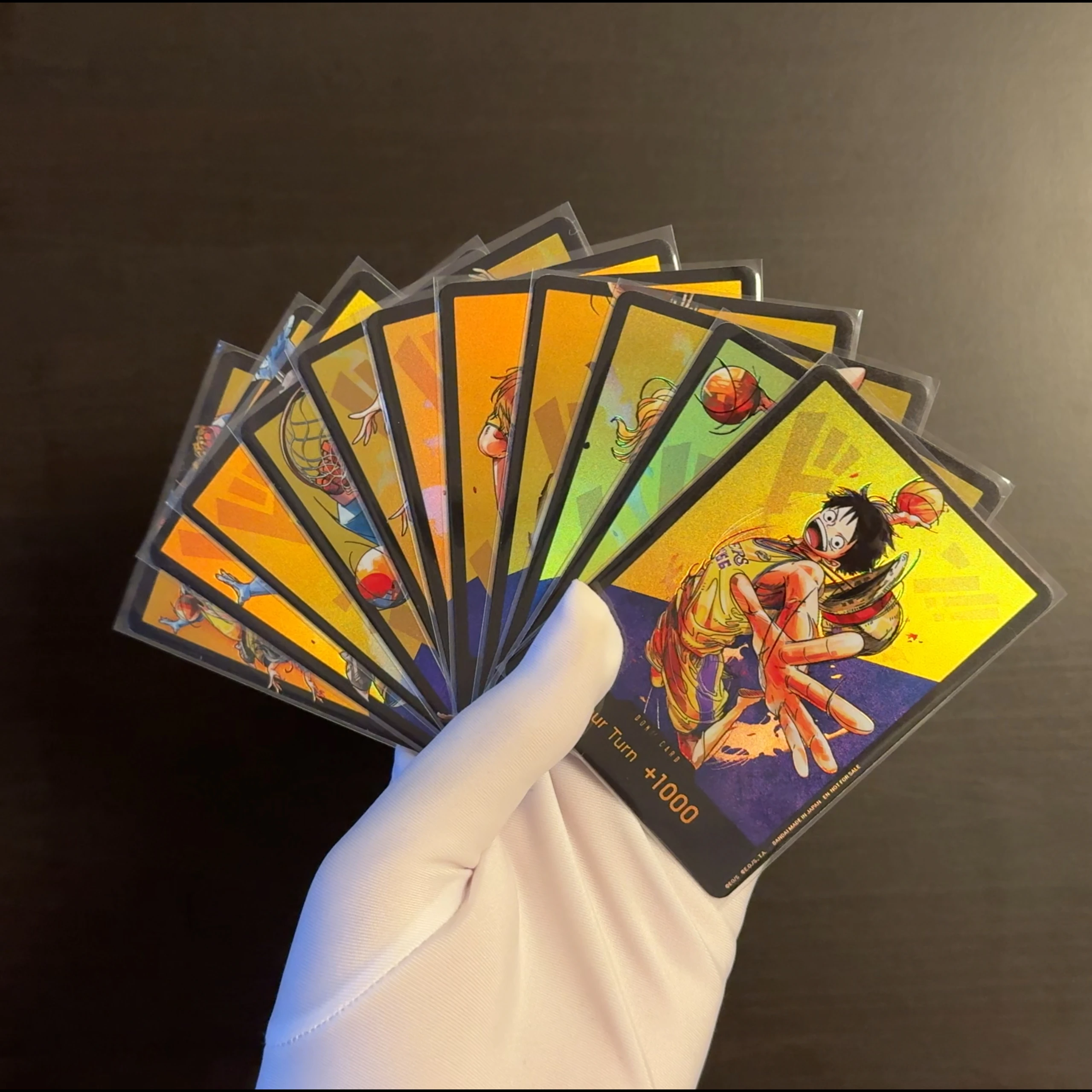 One Piece OPCG English DON Custom card Luffy Zoro Nami Sanji Usopp