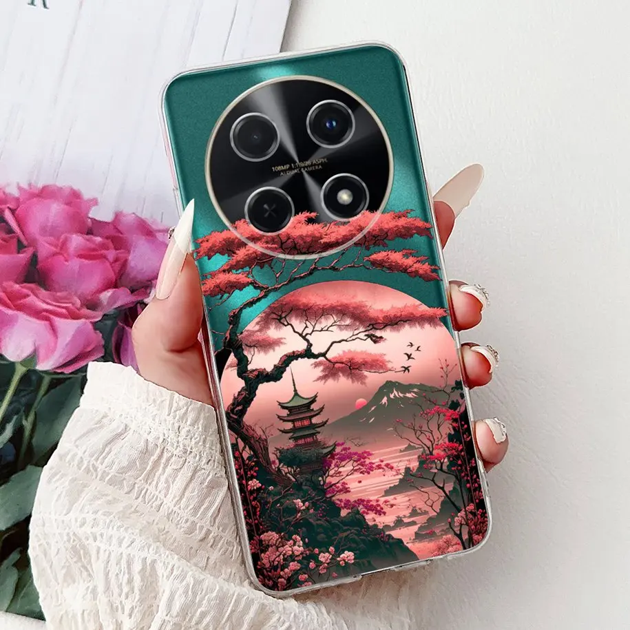 Cute Cartoon Cat Marble Soft Silicone Case - 2025 Edition