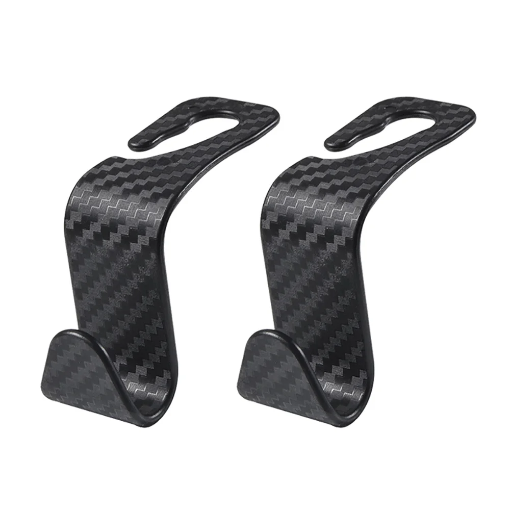 

2 Pcs Hook up Car Bag Holder Vehicle Seat Back Hooks Universal Headrest Abs Plastic Hanging