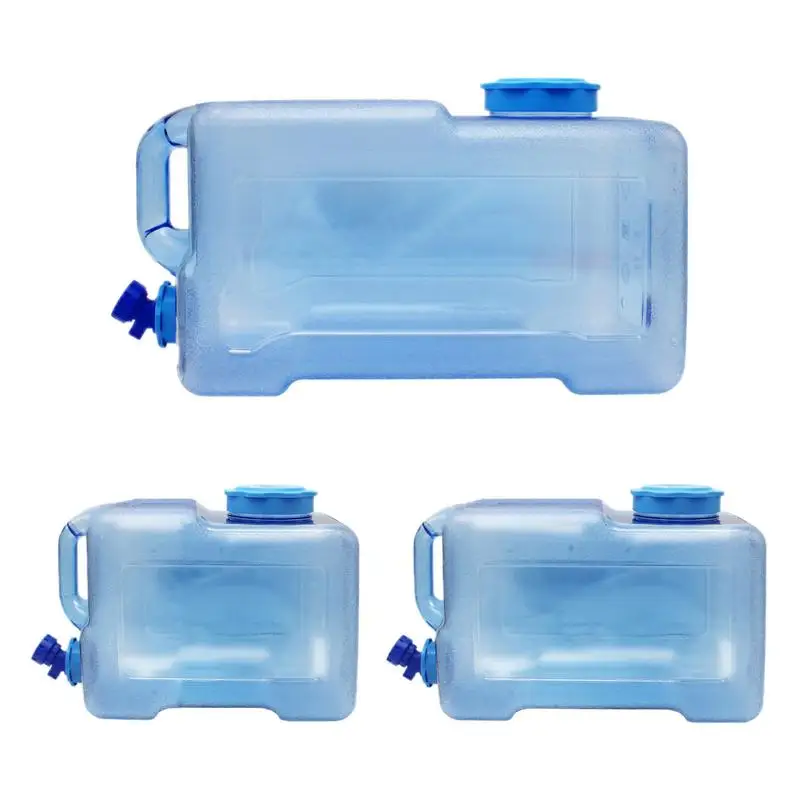 

22L Capacity Outdoor Water Bucket Portable Water Tank Container with Faucet Driving Wateater Bucket Container for Camping Picnic