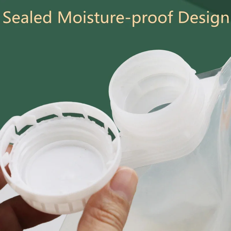 Grains Storage Packaging Bag Rice Dispenser Insect Proof Food Storage Sealed Bag Bean Container Kitchen Organizer with Nozzle 5