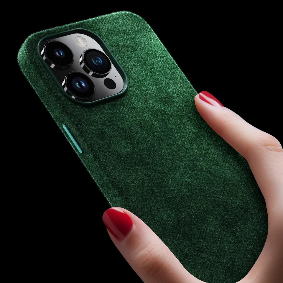 NOVADA Custodia In Vera Pelle Per IPhone 15 Plus – Con Supporto MagSafe, Protezione Cadute 1,8 M, Nero
