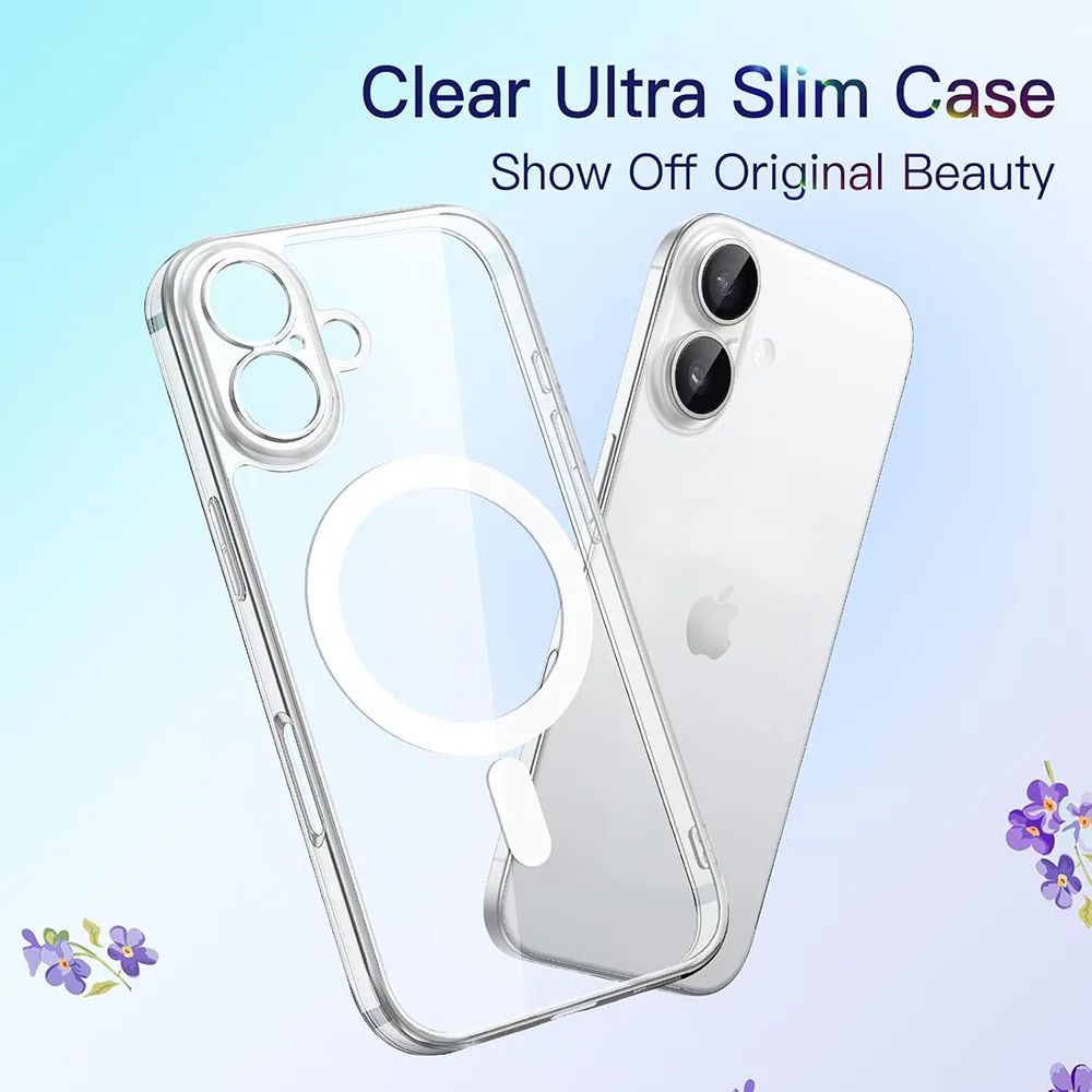 Magnetic MagSafe Hybrid Silicone Camera Protection Case