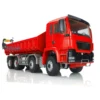 1/14 TGS 8*8 Roll On/Off Hydraulic Dumper RC Trucks LESU Remote Control Tipper Tamiyay Toys Model W/ Light Sound Th01997-SMT9 1