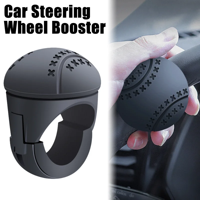 Car Steering Wheel Booster Labor saving One Hand 360 Degree Rotation