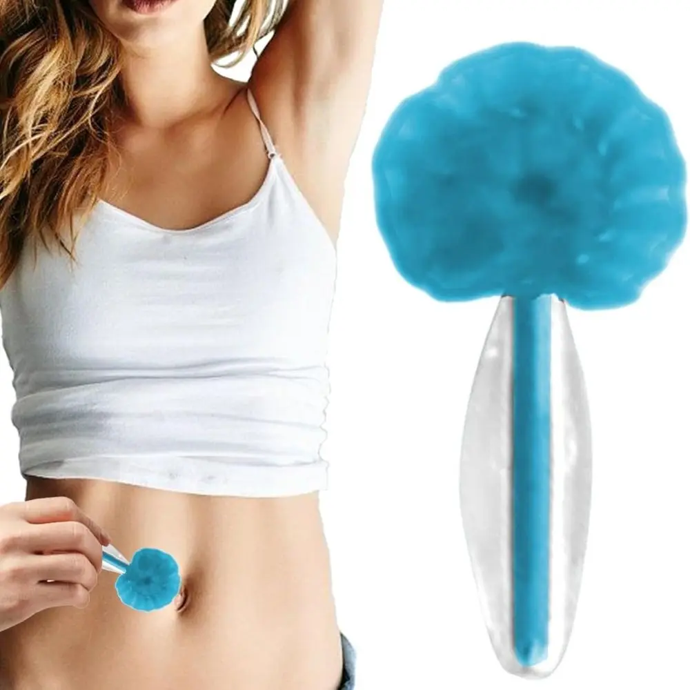ABS Belly Button Cleaning Brush Soft Funny Navels Cleaner with a Hilarious Spoof Greeting Card Portable Navels Dirt Removers 2