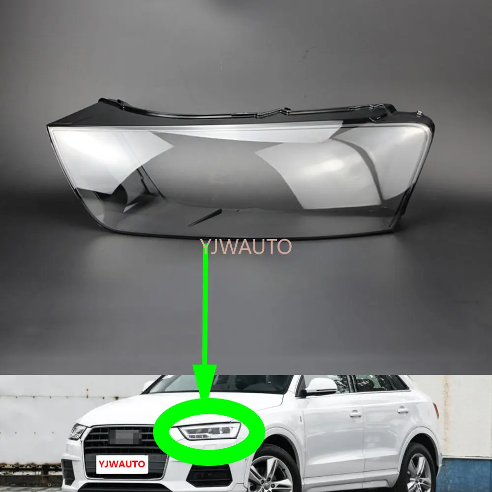 

Налобный фонарь для Audi Q3 2016 ~ 2018, налобный фонарь, Сменное стекло для светильник фонаря