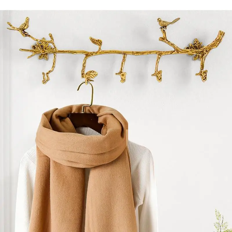

Bird Butterfly Brass Hook Wall Decorative Hook Key Hanger Storage Hooks Coat Hanger Storage Rack Shelf Coat Hooks Storage Holder