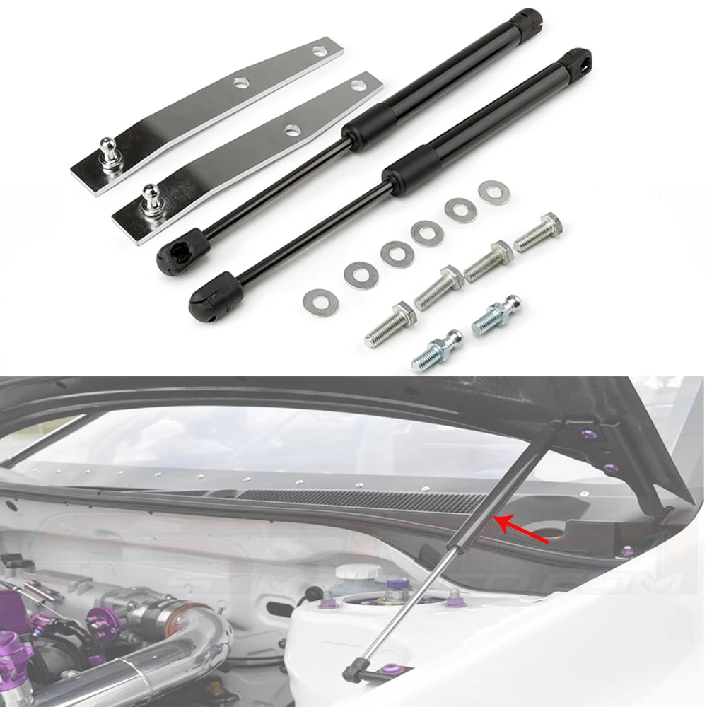 Pair Bolt In Gas Struts Kit For 70 Series Landcruiser Fj75 Bj73