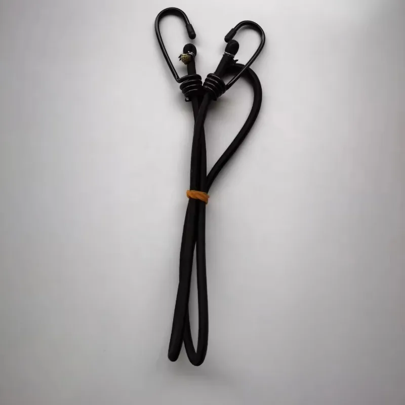 Iron Hook Elastic Rope Rubber Band Rope Hook Rope Tying Rope Packaging Rope Cargo Strapping Rope Packing Belt Luggage Rope