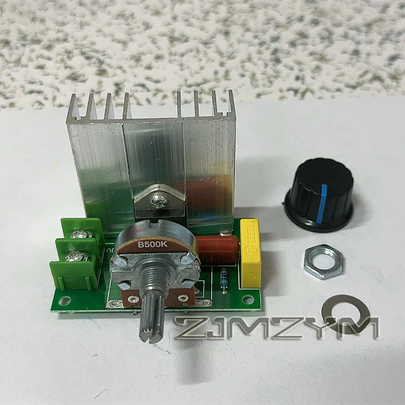 AC220V/4000W 모터 거버너 SCR 전압 조정기 고전력 디밍 온도 조절기 모터 속도 컨트롤러 전기로 팬