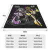 Robot Murder Drones Anime Movie Warm Soft Blankets Uzi Travel Plush Throw Blanket Fashion Chair Flannel Bedspread Sofa Bed Cover 6