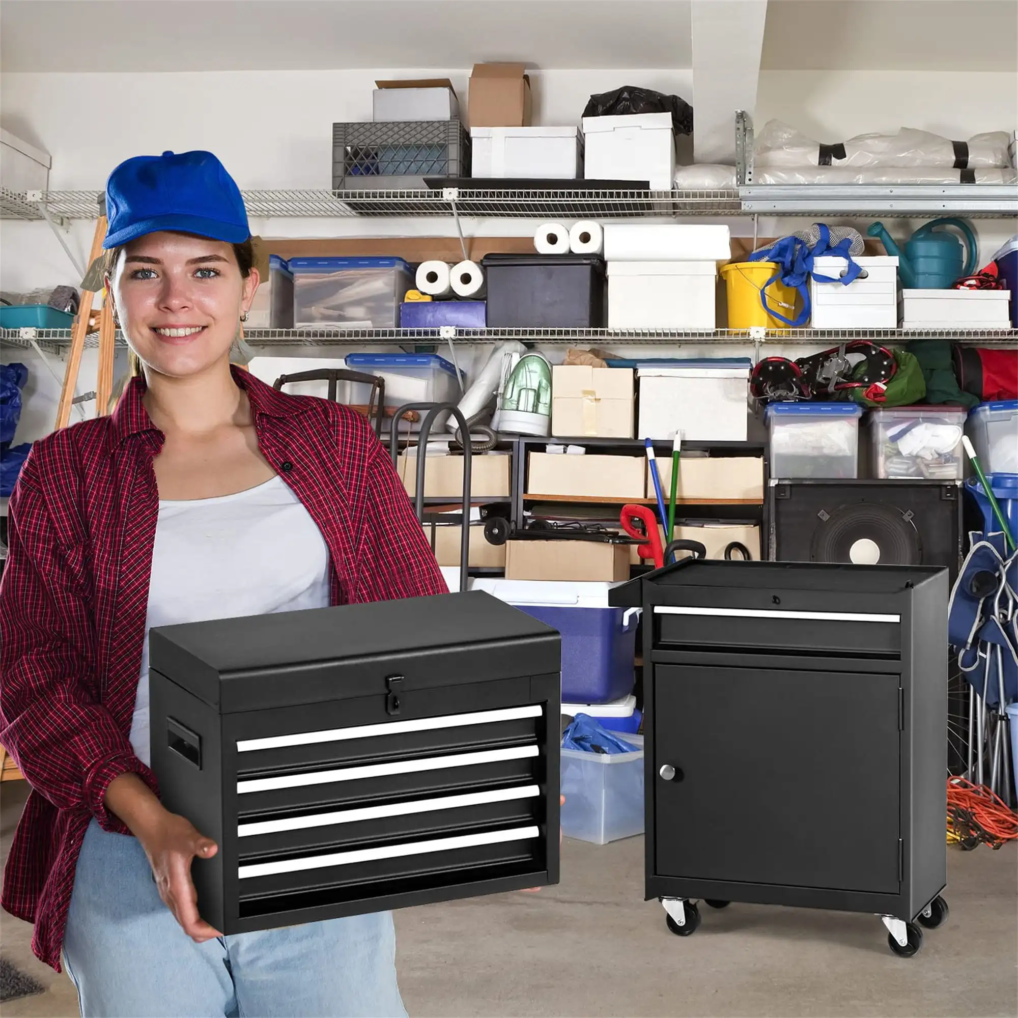Halfords tool chest sale and cabinet bundle