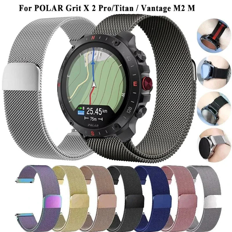 Milanese Loop Metal Bracelet Strap - 22mm/20mm