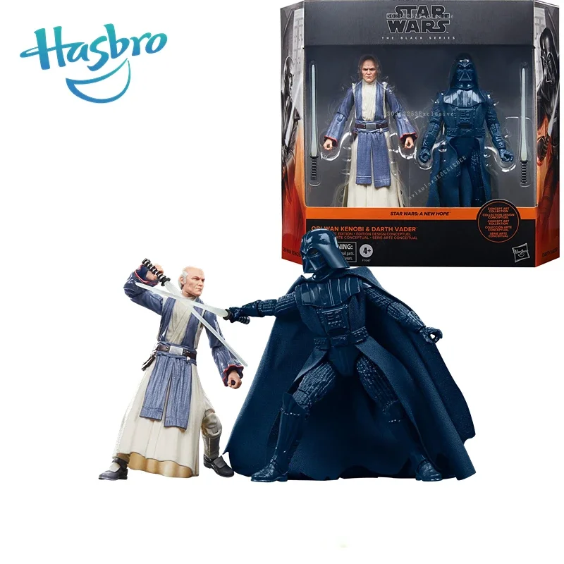 

In Stock Hasbro Star Wars Black Series Obi-Wan Kenobi Darth Vader Suit 2pag Action Figure Model Toy Collection Hobby Gift