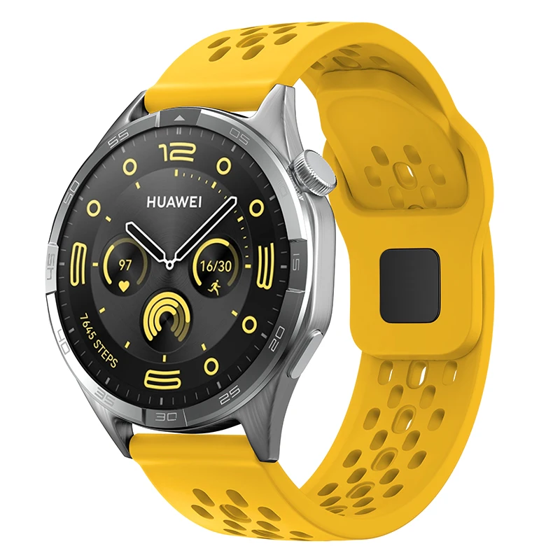 20mm 22mm armband Armband Für Huawei uhr gt5/4/3 pro 2 Sport Silikon loch correa Samsung Galaxy Uhr 7/FE/5/pro/6/4/Classic – Detail 7