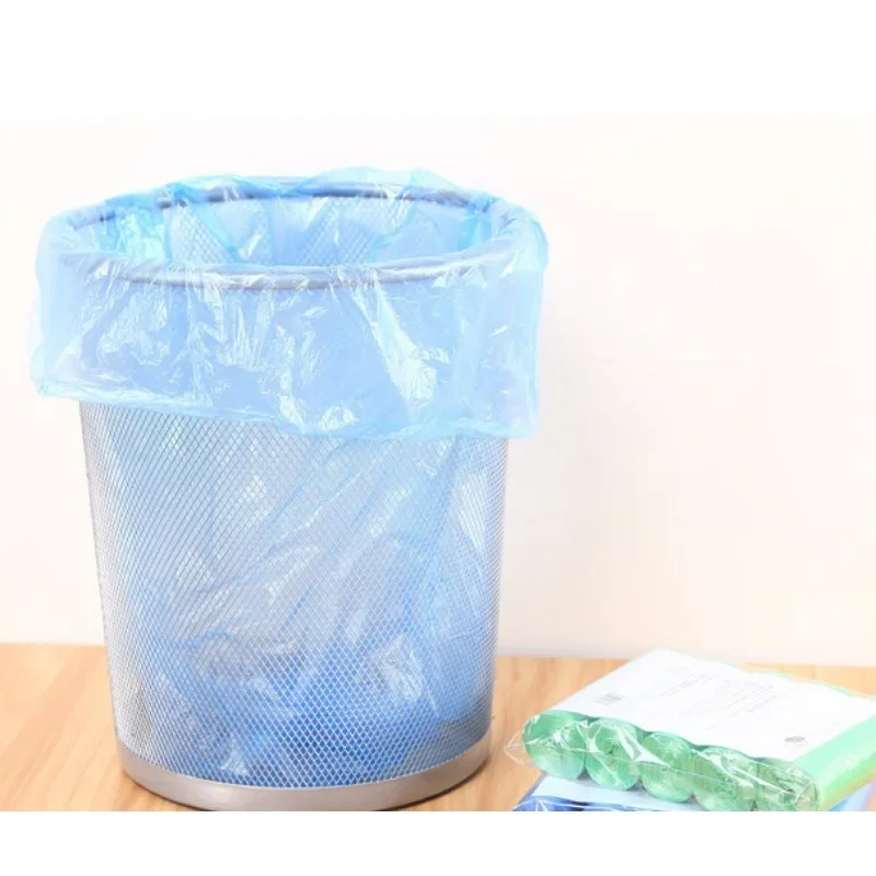 Household Disposable Trash Pouch Garbage Bags 5 Rolls 1 pack 100Pcs