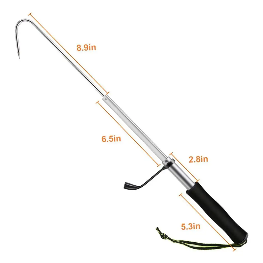 Fishing Spear Hook Tool Soft Handle Fishing Accessories Portable