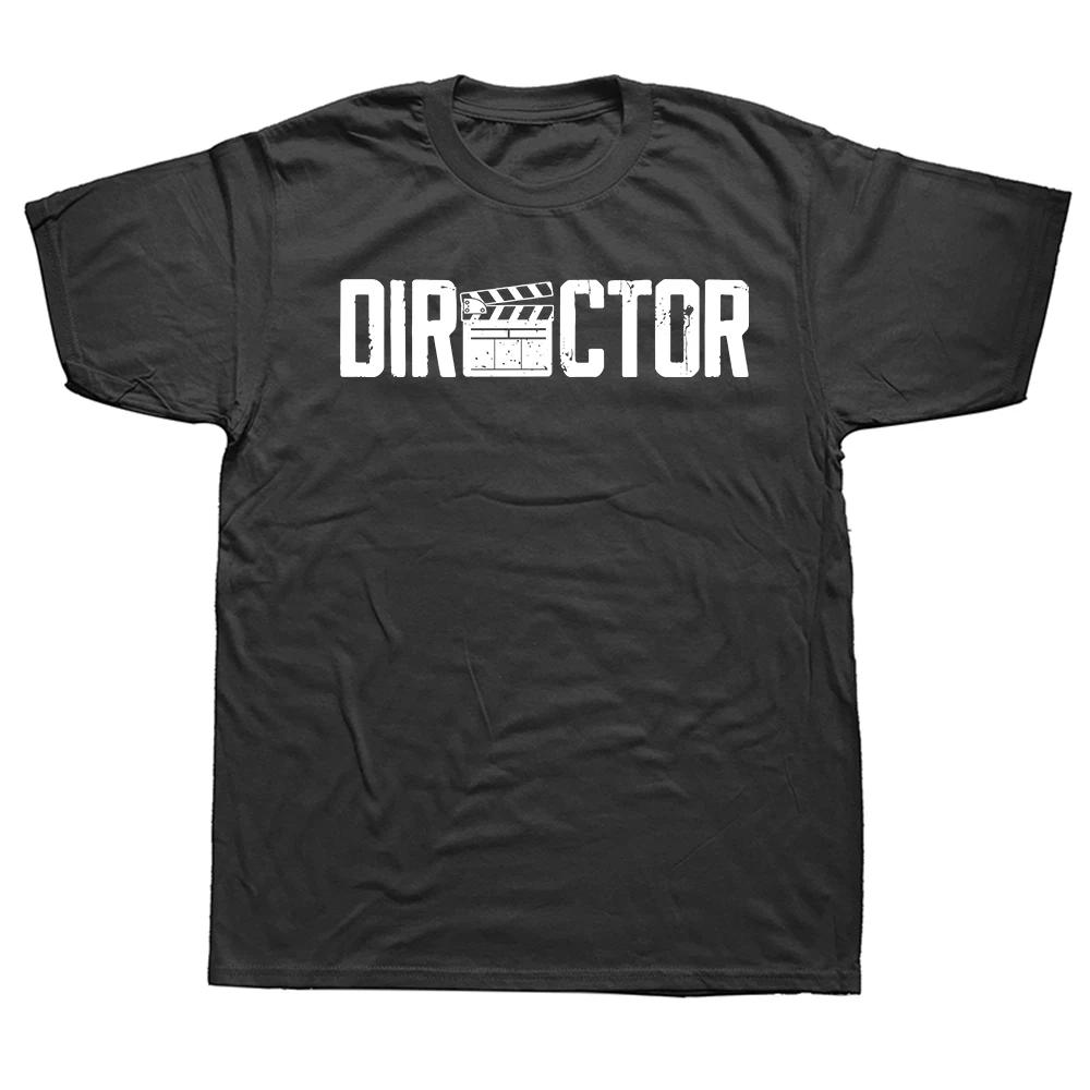 Filmproduzent Videoproduktion Filmemacher Filmregisseur T-Shirts Herren Baumwolle Humor Streetwear T-Shirt Kurzarm Lose Kleidung