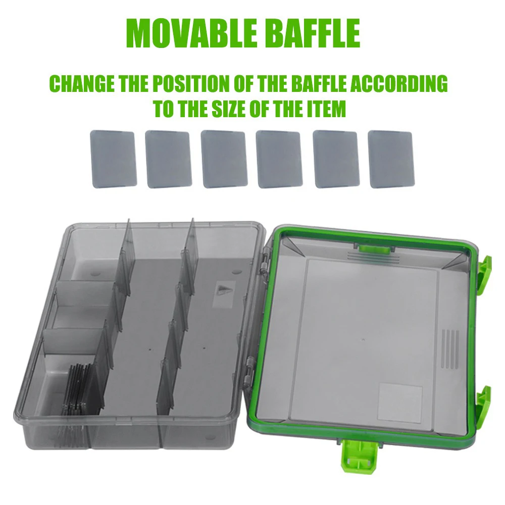 Fishing tackle box large capacity storage organizer artificial bait carpfishing accessories angling tools equipment