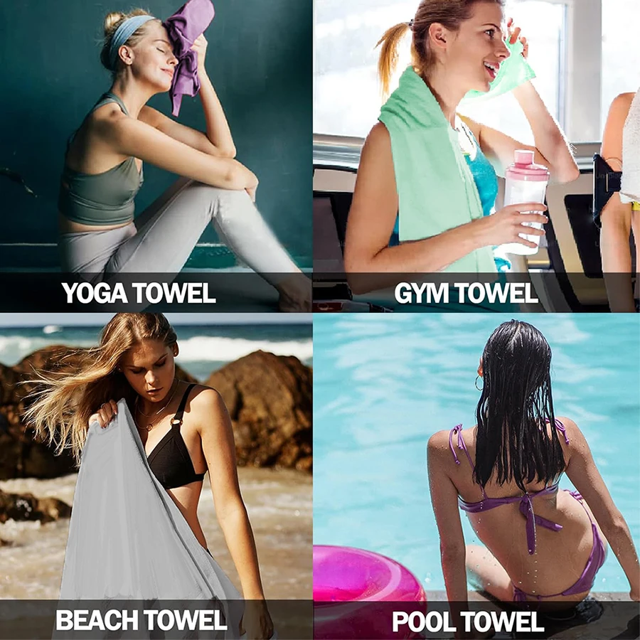 Microfiber Towel Set Microfiber Cleaning Towel Cotton Towel Bath Towels Microfiber Towel for Fitness Travel Outdoor