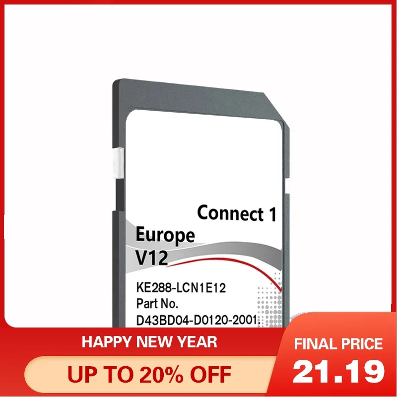 C1 V12 Connect 1 Lcn1 V12 Sd Navi Per Nissan 8Gb 16Gb 2022 Map Card Europa Uk Navigation Card