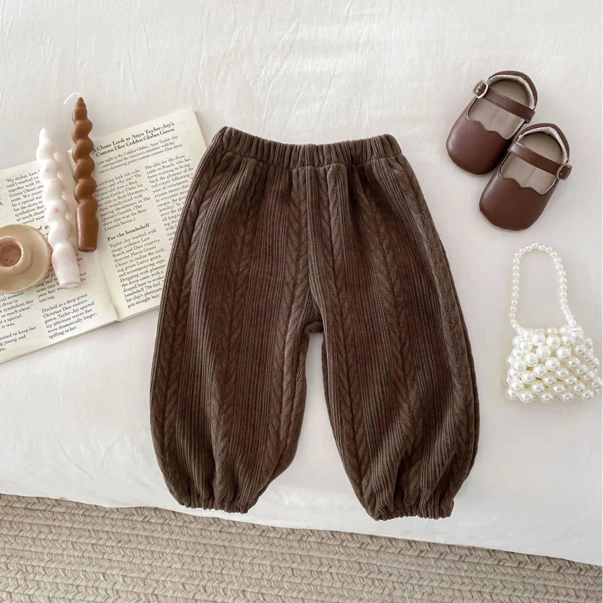 Girls' Trousers Autumn Spring Baby Clothing Outdoor Anti-mosquito Thin Lantern Pants for Babies Kids