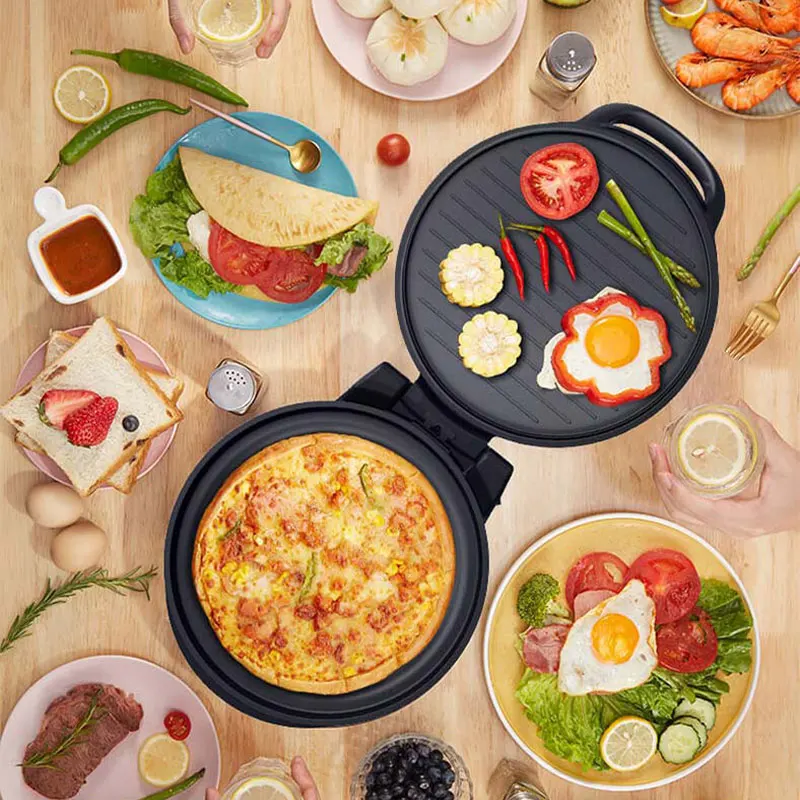 New 2024 Electric griddle home skillet to deepen and increase double heating of pancake pan 2