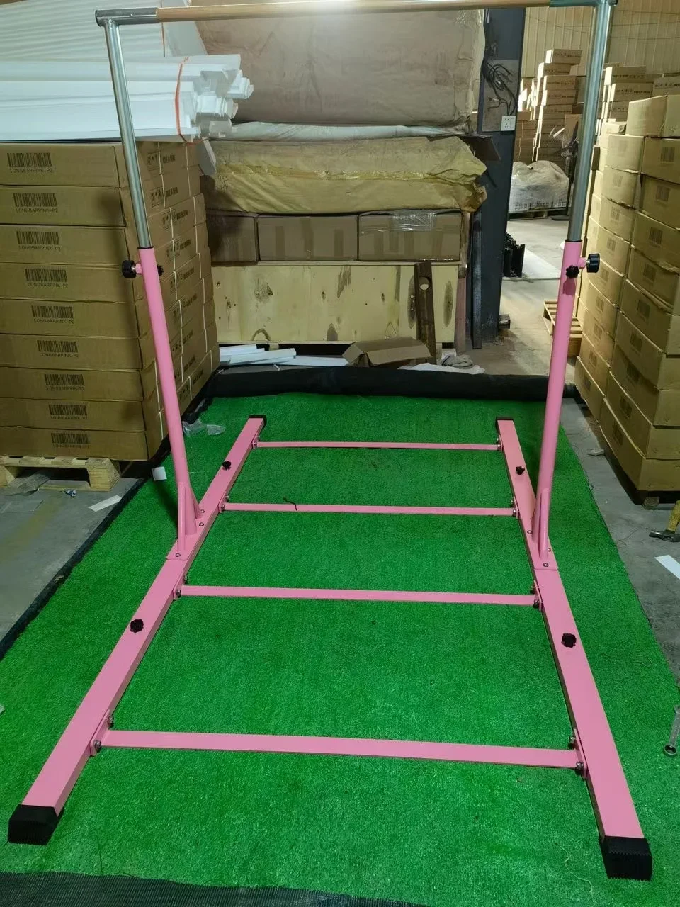 Professional Kids horizontal Bars Adjustable Height Horizontal Bar Gymnastics Equipment