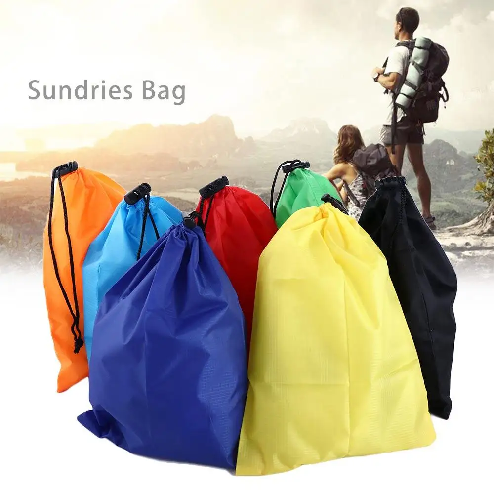 

Colorful Waterproof Drawstring Shoes Underwear Travel Sport Storage Bags Nylon Bags Organizer Clothes Packing