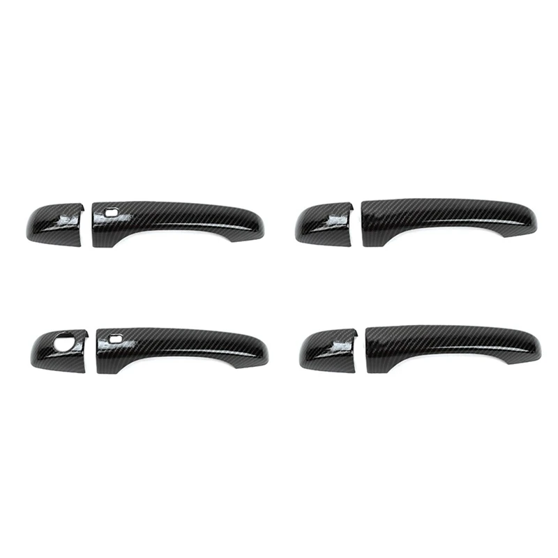 

Car Exterior Door Handles Cover Trim For Chrysler 300 300C 2011-2023 Replacement Accessories ABS Carbon Fiber