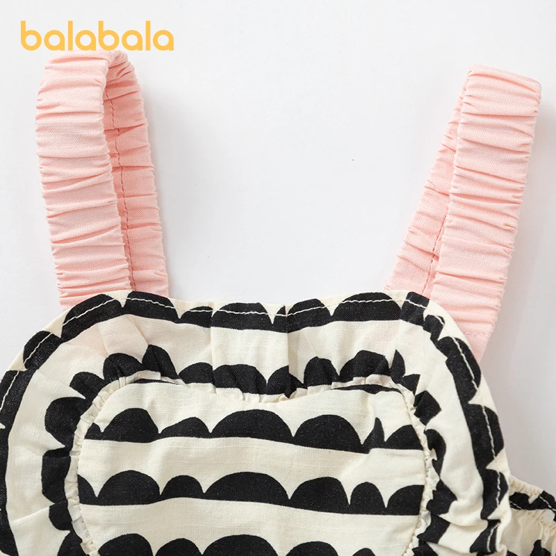 Balabala   옷, 여아 바지, 귀엽고 가벼운 옷, 2024 여름 신상 의상