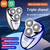 Xiaomi Mini Electric Shaver Portable Beard Knife TYPE-C Charging Three-Head Shavers Men Face Body Razor Digital Power Display 1