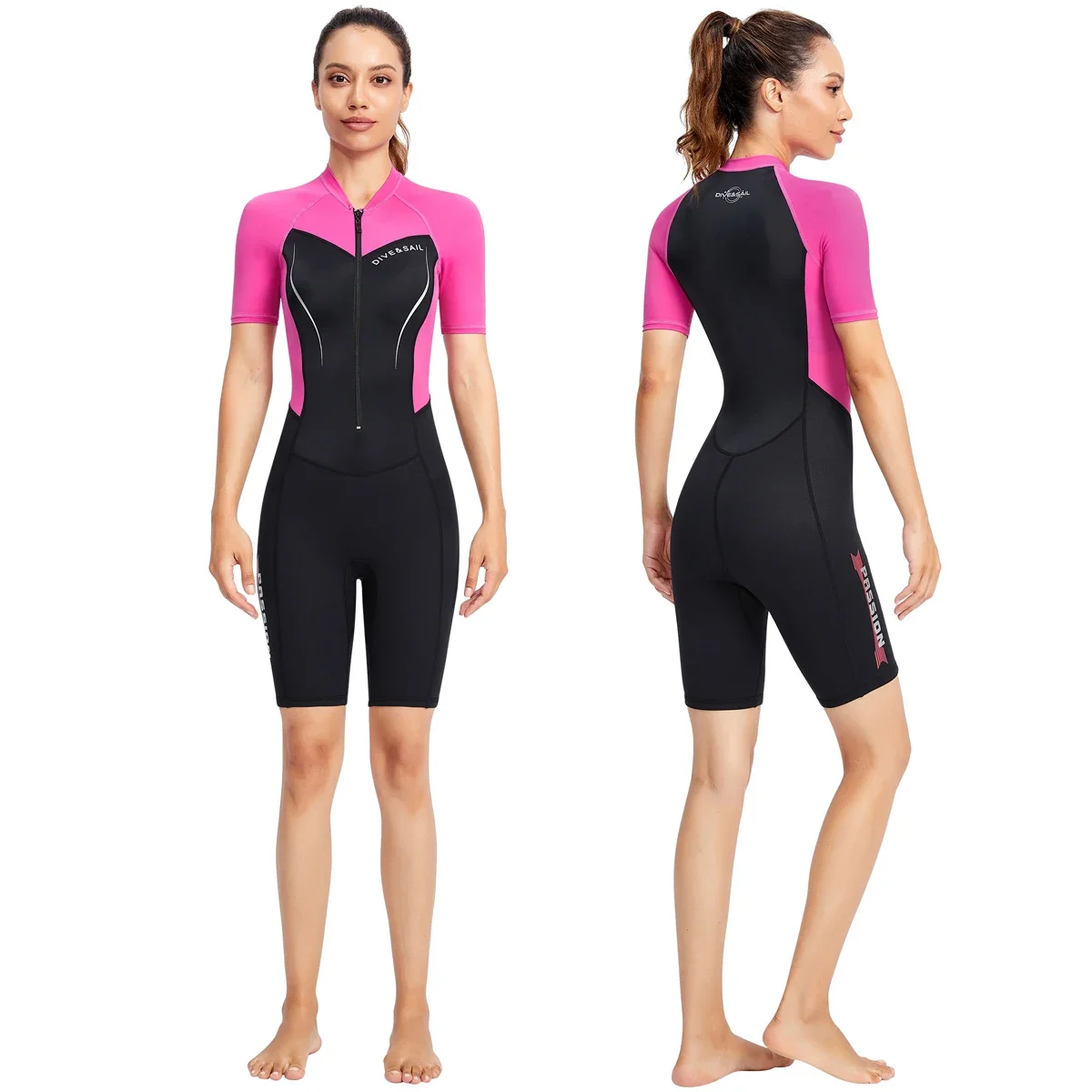 1.5MM Thicken Wetsuit Mens Women Neoprene One Piece Short Quick Dry Surfing Suit Beach Swimming Scuba Diving Suit Swimwear