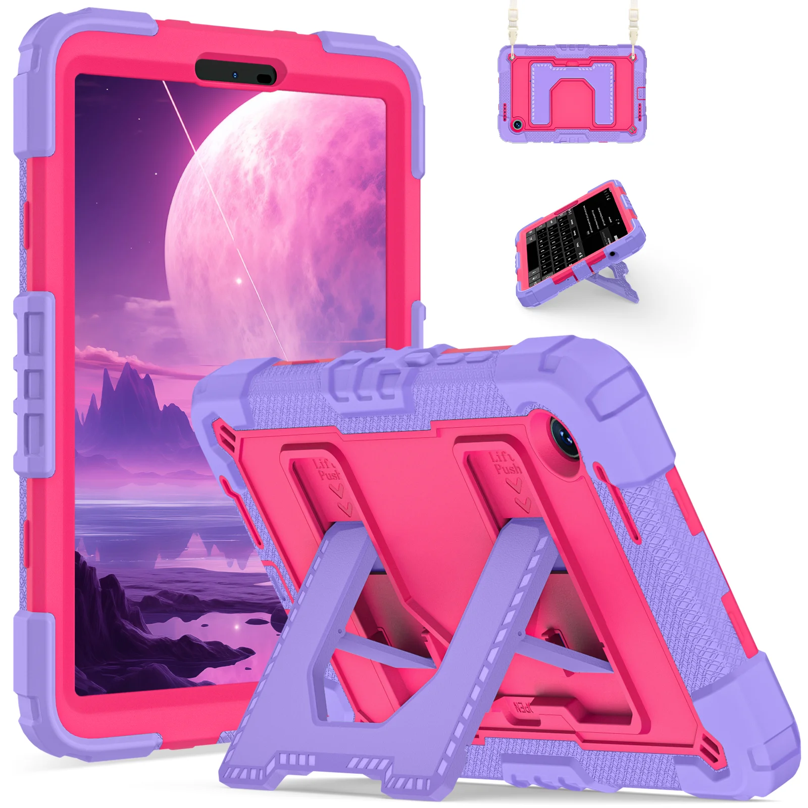 Enhanced Rugged Armor Stand Tablet Cover, 8.7 Inch