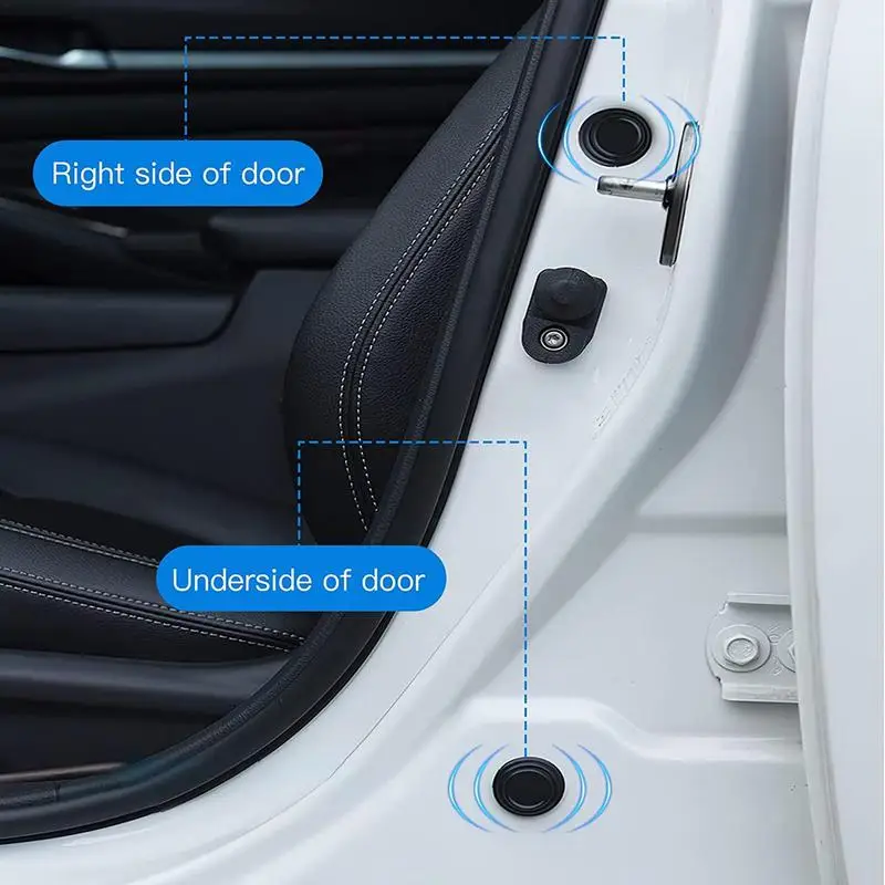 8PCSCarDoorShockAbsorberAnticollisionSiliconePadCarDoor