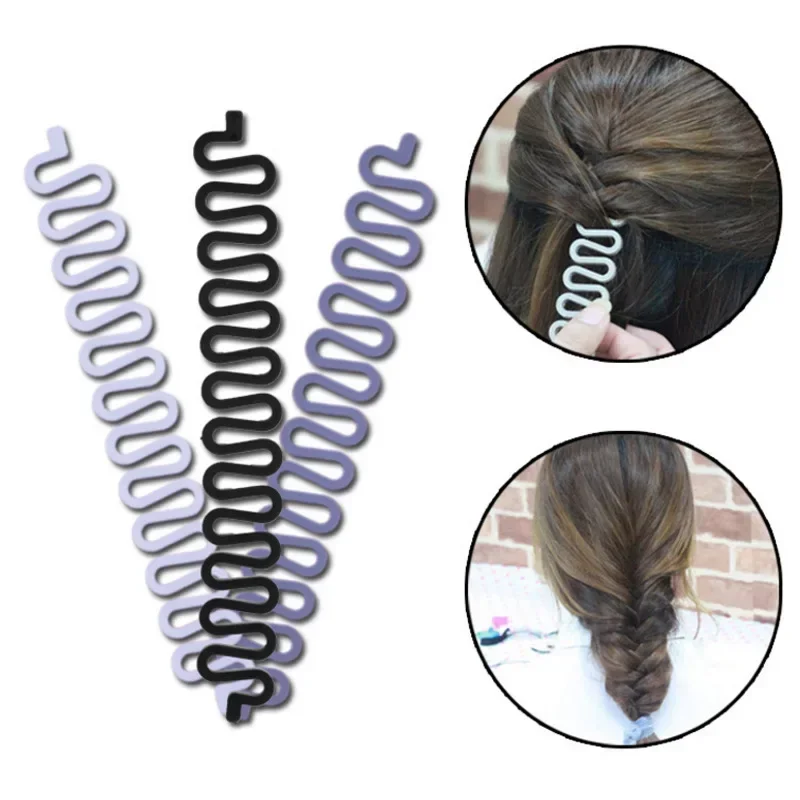 

6 Colors Lady French Hair Braiding Tool Hair Twist Braider Easy to Use DIY Accessories Fashion Salon Women Braider Maker Tool