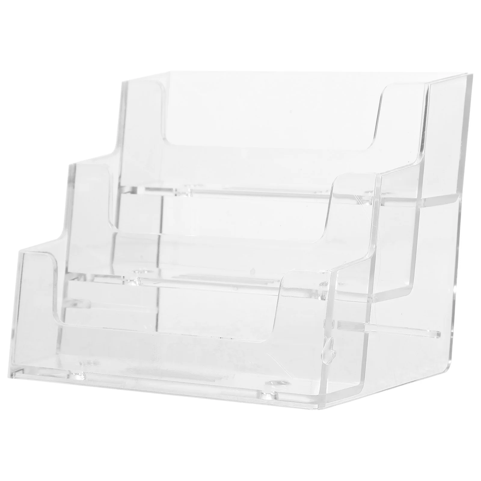 

Multiple Business Card Holder Organizer Multi-layer Box Slot Gift Display Stand Office Trading