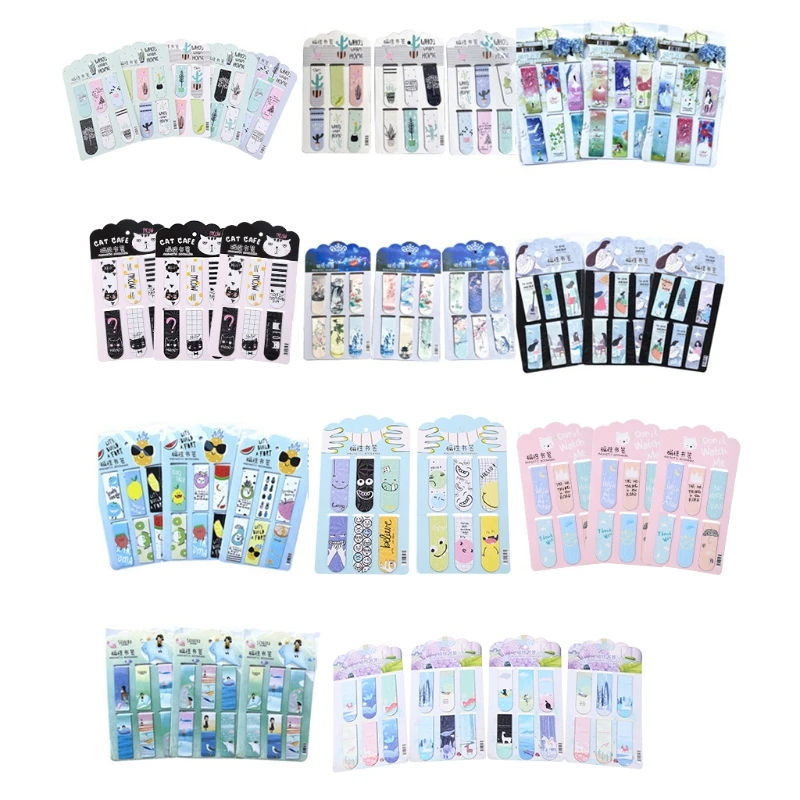 6 Pcs Paper Magnetic Bookmarks for Teens Boys Girls Gifts Book Accessories